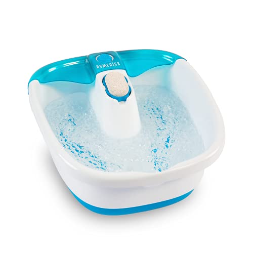 Bubble Mate Foot Spa, Toe Touch Controlled Foot Bath w/ Invigorating Bubbles & Splash Proof