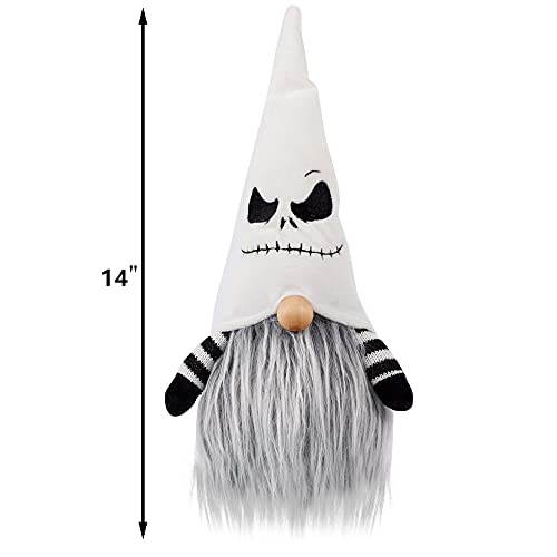 2 Pack Halloween Decorations 14" Lighted Plush Gnomes