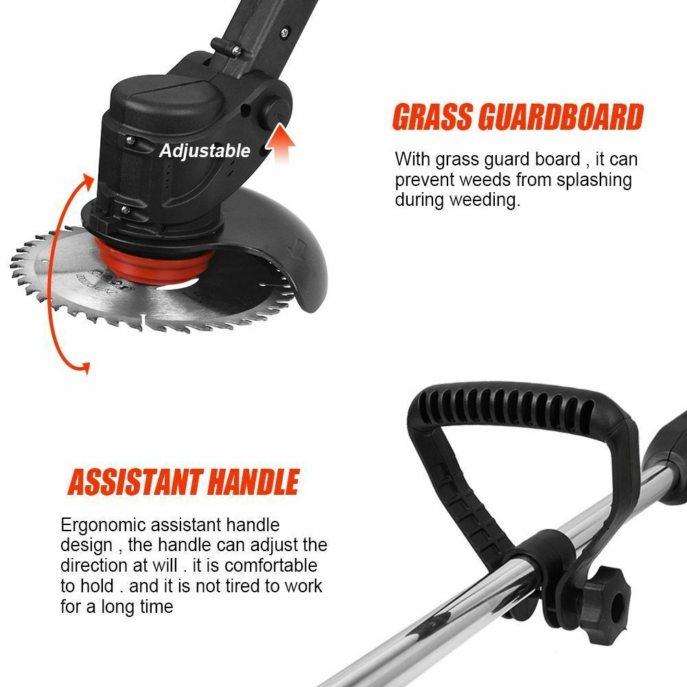 Cordless Strimmer Electric Grass Trimmer