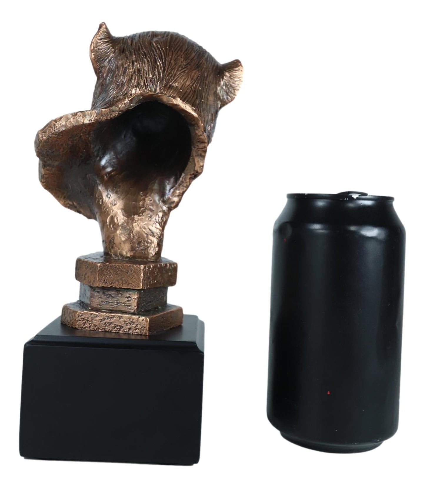 Chimpanzee Monkey Ape Head Bust Figurine w/ Base