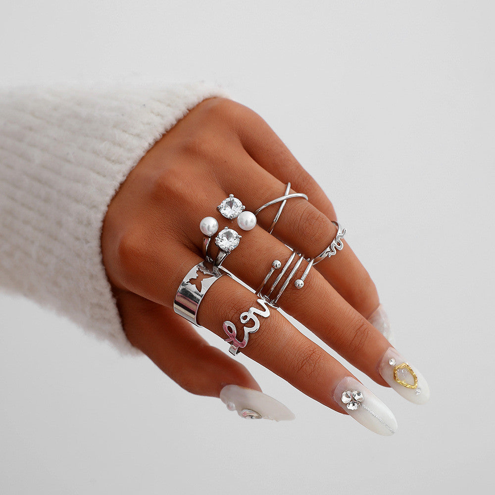 6Pcs Knuckle Rings Set for Women