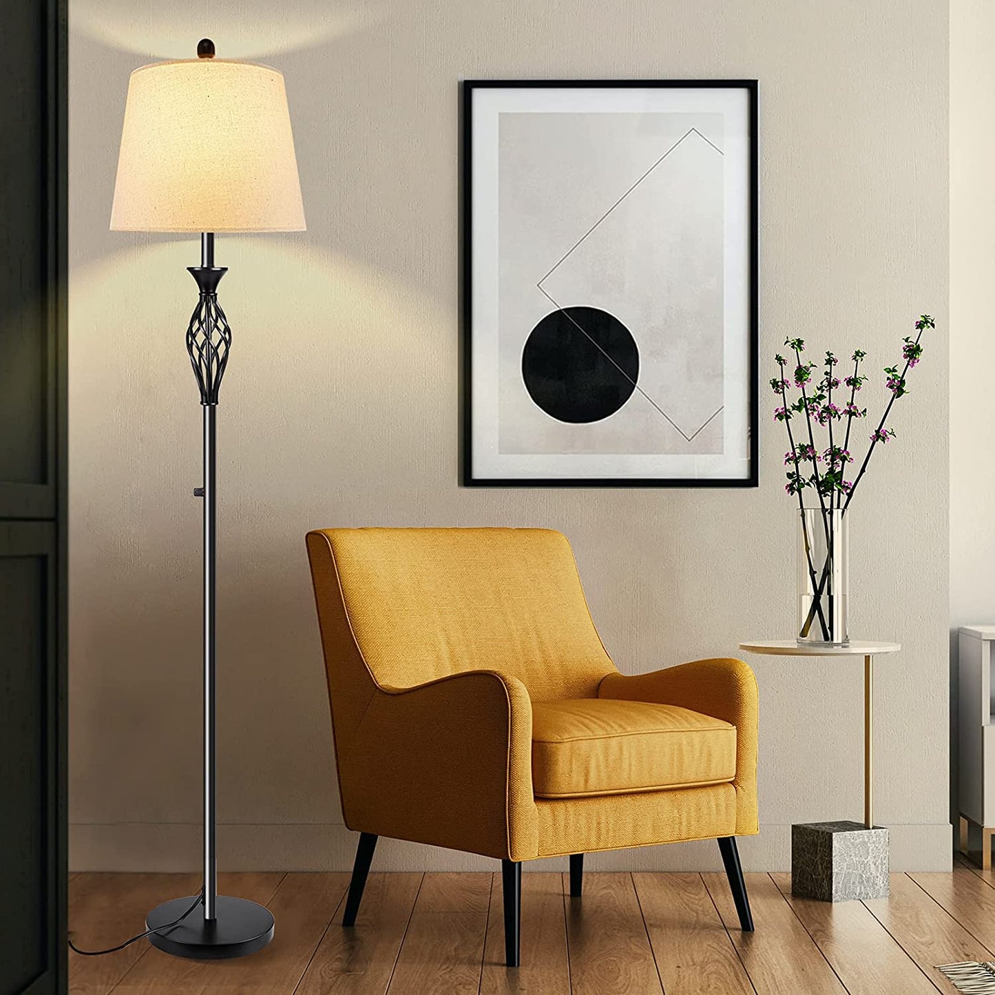 Vintage Modern Floor Lamp for Living Room