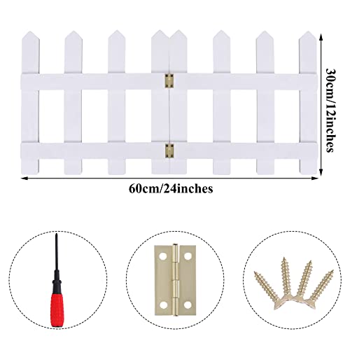 Christmas Tree  Wooden Picket Fence Decoration