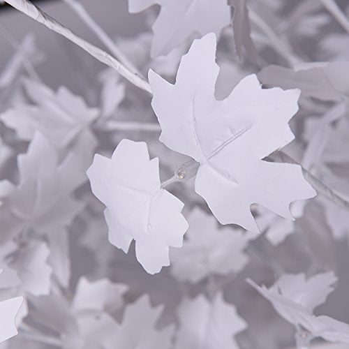 Artificial Lighted Maple Tree Warm White Fall Decorations