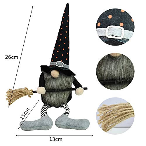 Halloween Witch Gnomes Plush for Tier Tray Decor,ation