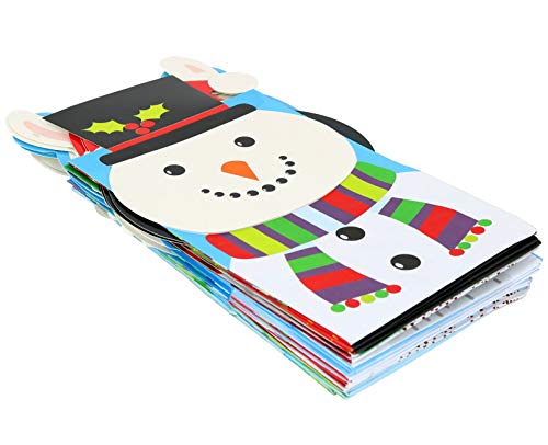 Christmas Die-Cut Flip Over Treat & Gift Bags, 20-Count