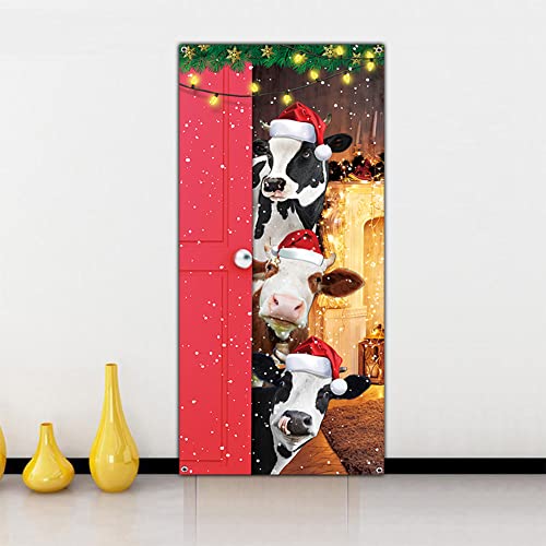 Cute  Christmas Door Cover  Decorations