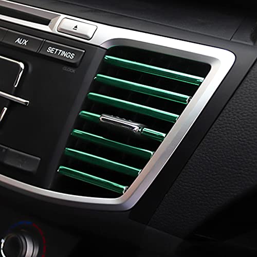 20 Pcs Car Air Conditioner Decoration Strip for Vent Outlet, Universal Waterproof Bendable