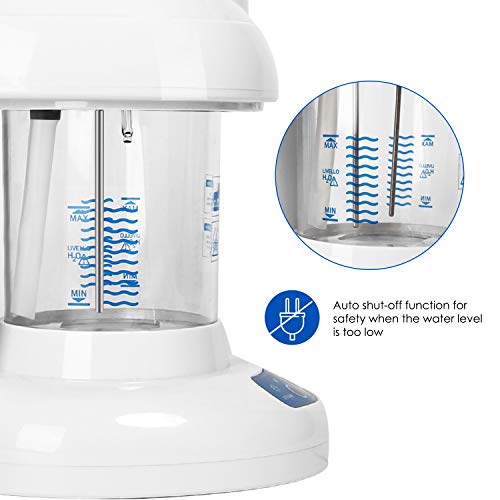 Facial Steamer w/ Extendable Arm Ozone Table Top Mini Spa Face Steamer Design