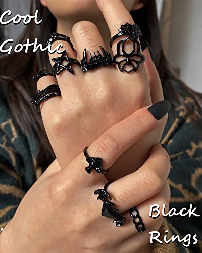 20-30Pcs Gothic Vintage Rings Set for Men/Women