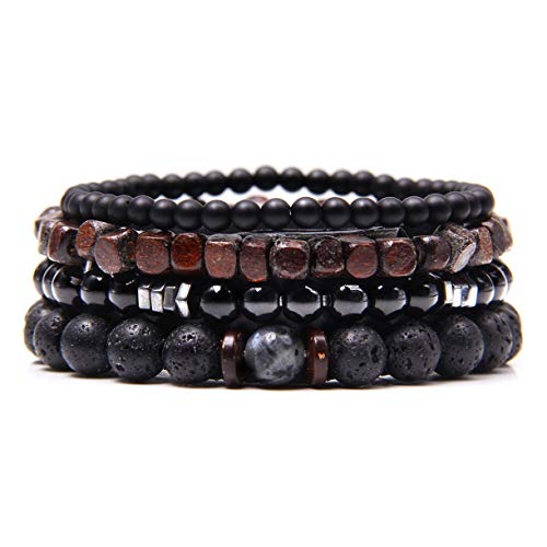 Braided Leather Bracelets for Men Women