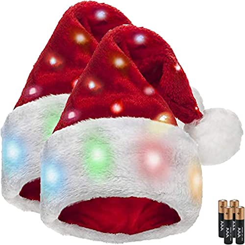 Novelty Plush Santa Hat - for Kids/ Adults