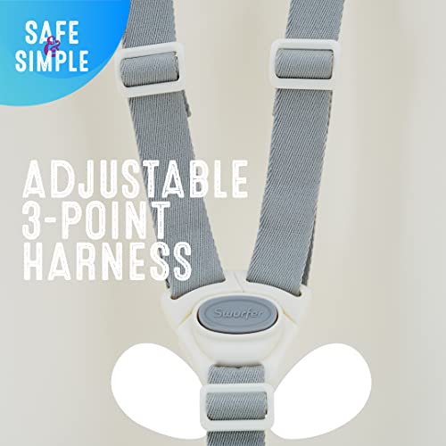 Your Child's First Swing w/ Blister Free Rope & 3-Point Safety Harness