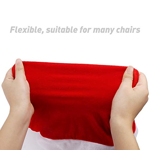 Santa Claus Hat  Christmas Chair Covers