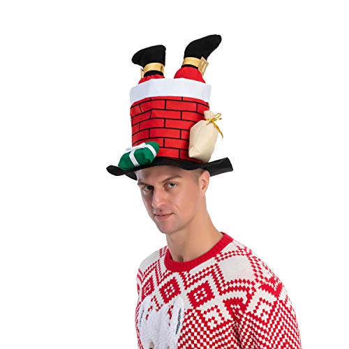 Christmas Santa Chimney Hat for Men/Women