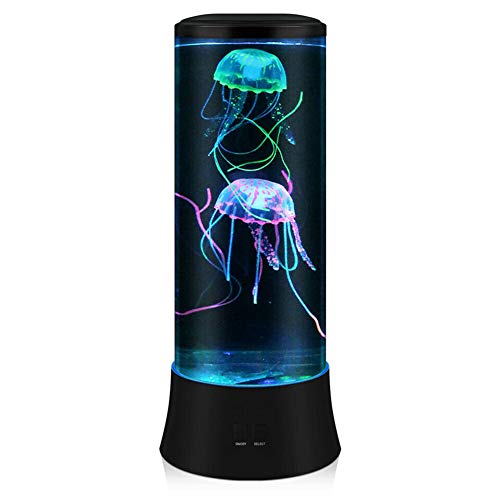 LED Fantasy Jellyfish Lava Lamp - 7 Color Setting Jellyfish Tank Mood Light