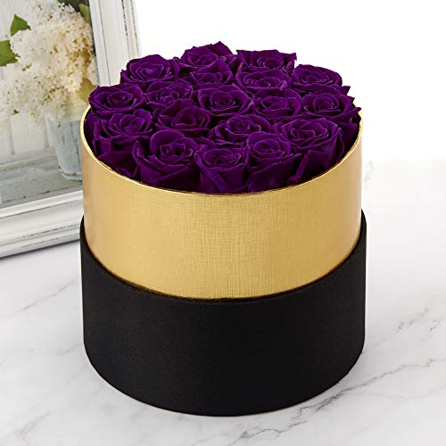 Handmade Preserved Real Roses in a Box That Last a Year Gift for Valentines Day