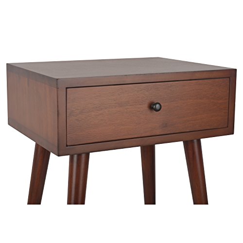 One Drawer Side Table- Wood