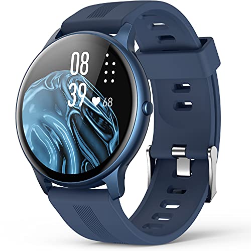 Smartwatch for Android& iOS Phones IP68 Waterproof Activity Tracker w/ Full Touch Color Screen