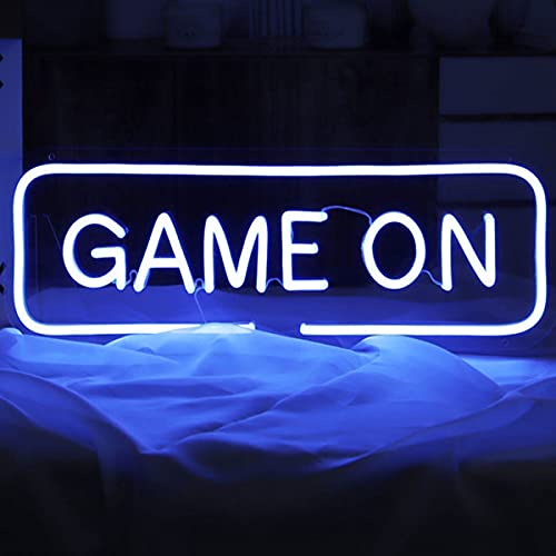 Game On Gamer USB Powered Led Neon Signs Wall Decoration