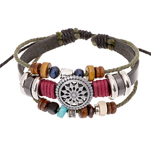 Bohemian Wind Beaded Multilayer Hand Woven Bracelet for Women