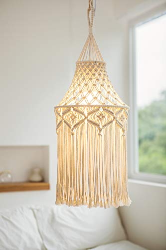 Lamp Shade Boho Hanging Pendant Light Cover Modern Home Decoration