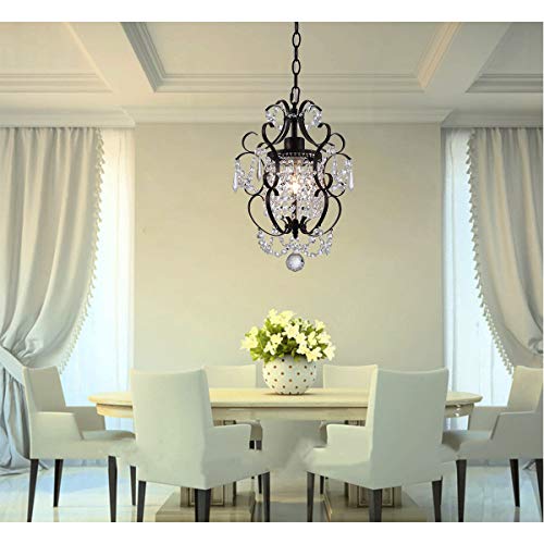 Elegant Mini Crystal Chandeliers Lighting 1-Light