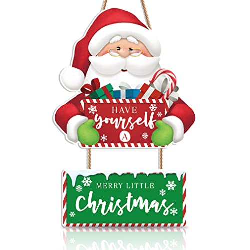 Have Yourself A Merry Little Christmas Wooden Hanging Sign Decoration