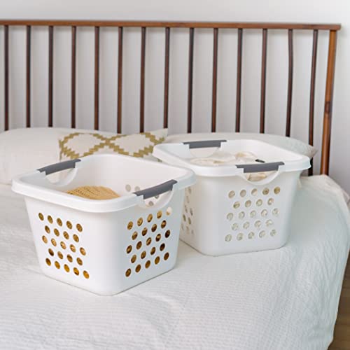 Comfort Carry Laundry Basket, White