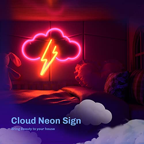 Cloud Led Neon Light Wall Decor, Battery or USB Powered