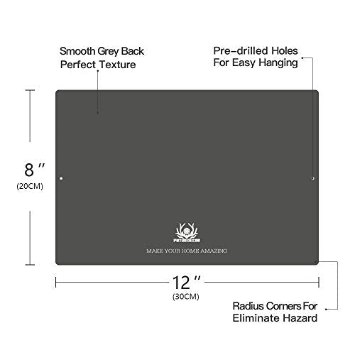 Metal Tin Sign Bar Man Cave Funny Wall Decoration, 8"x12"