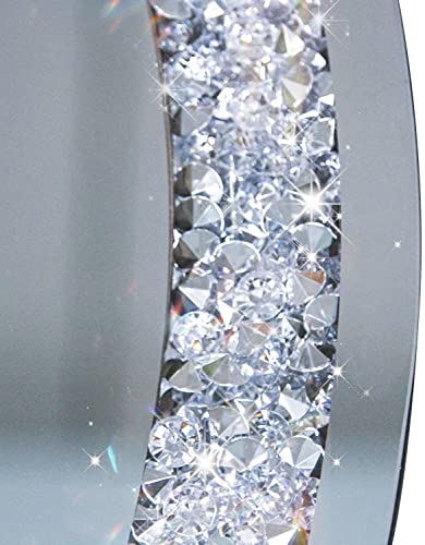 20.5" x 20" Crushed Diamond Mirror