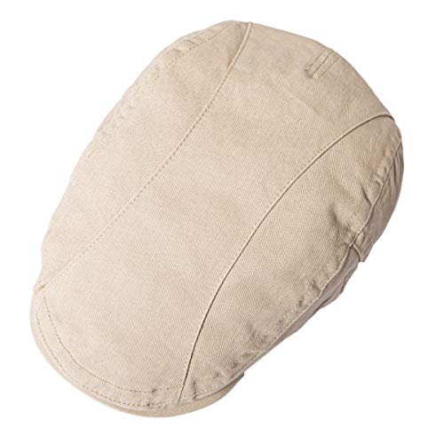 Men Cotton Newsboy Beret Hat Duckbill Buckle Cabbie Cap