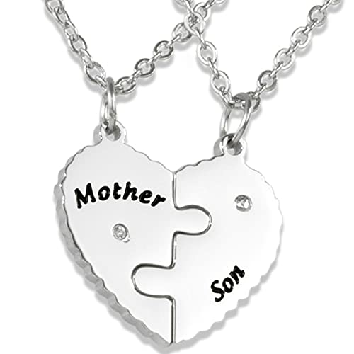 Mom & Son Necklace Gifts for Mothers Day