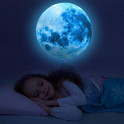 1108 Pcs Glow in The Dark Stars & Moon Wall Decal