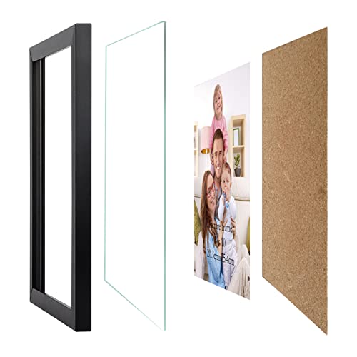 10-Pack Black Picture Frames for Various Sizes Photos, Two 8x10, Four 4x6, Four 5x7 for Home Decor