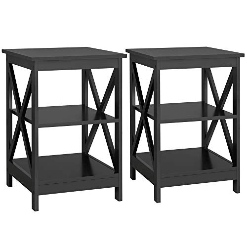 Set of 2 -3-Tier End Table  for Living Room