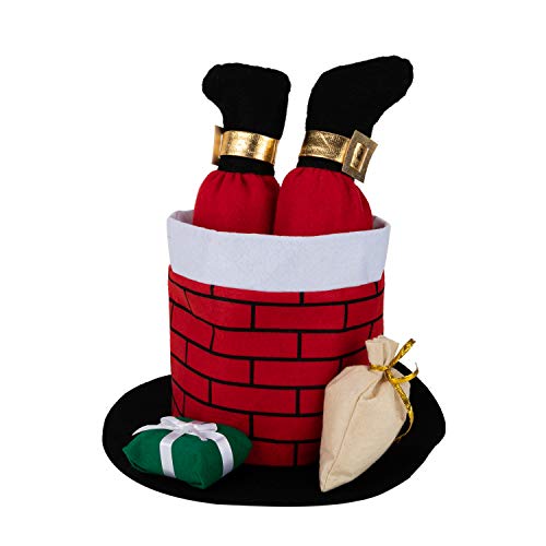 Christmas Santa Chimney Hat for Men/Women