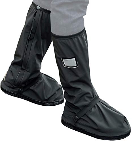 Waterproof Rain Shoe Covers Slip Resistance-  Black