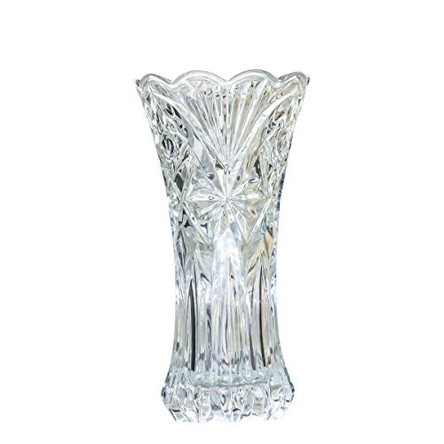 Large Flower Vase Tulips Pattern Glass Thickening for Home Decoration