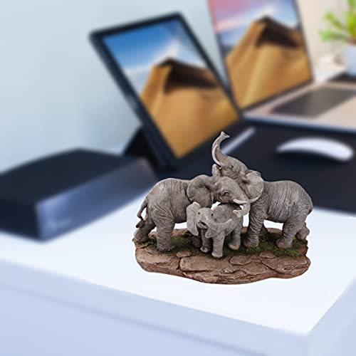 6" Elephant Friends & Family Bundle Figurine for Home Decoration