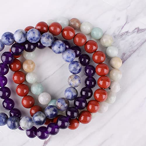 Beaded Bracelets for Men/Women Set Healing Crystal Bead  Bracelets