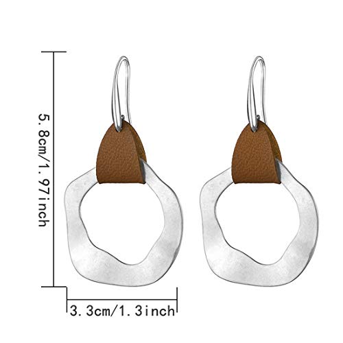 Geometric Dangle Drop Earrings for Women