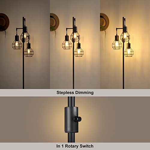 Standing Lamp w/ 3 Adjustable Heads