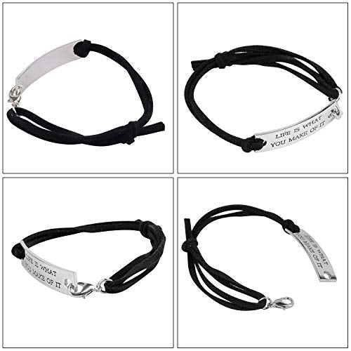 Pack of 15 Inspirational Bracelets Gifts for Women