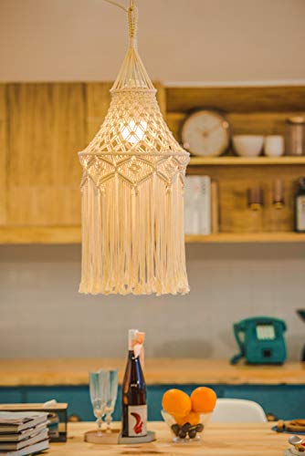 Lamp Shade Boho Hanging Pendant Light Cover Modern Home Decoration