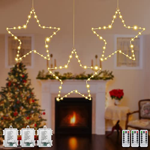 3 Pack Christmas Window Lights Decoration