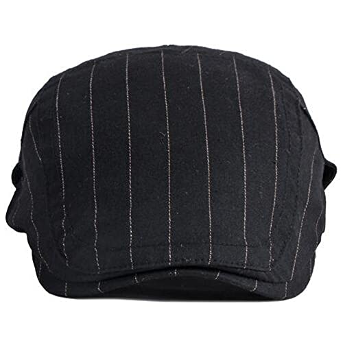 Mens Newsboy Hat Adjustable Breathable