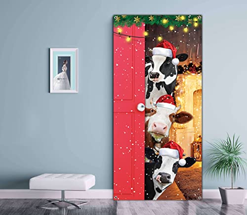 Cute  Christmas Door Cover  Decorations