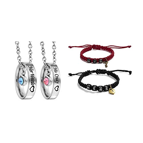 Bundle Matching Necklaces & Bracelets for Couples